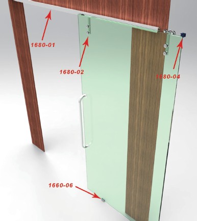 1680G 玻璃滑门组