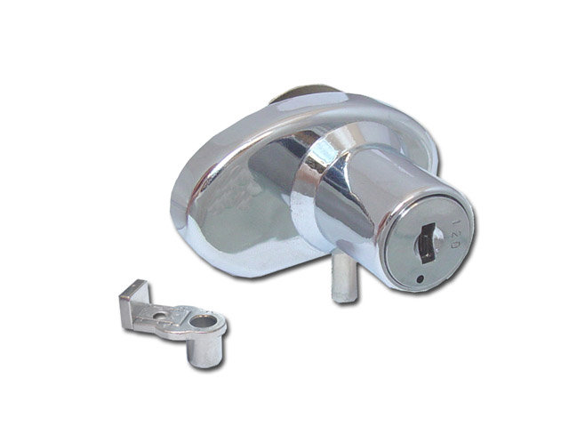 417-1-5 双开门玻璃柜锁