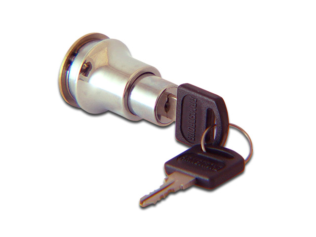 419 玻璃滑门柜按锁